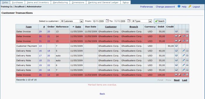 web accounting